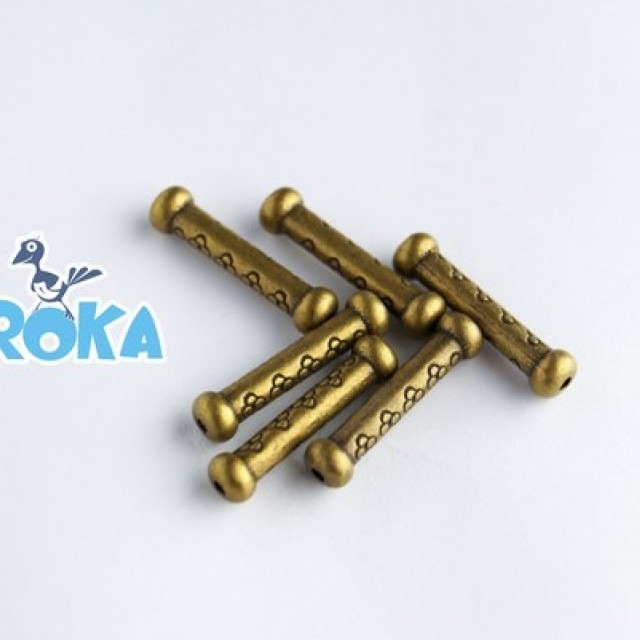 БУСИНА металл, палочка, бронза