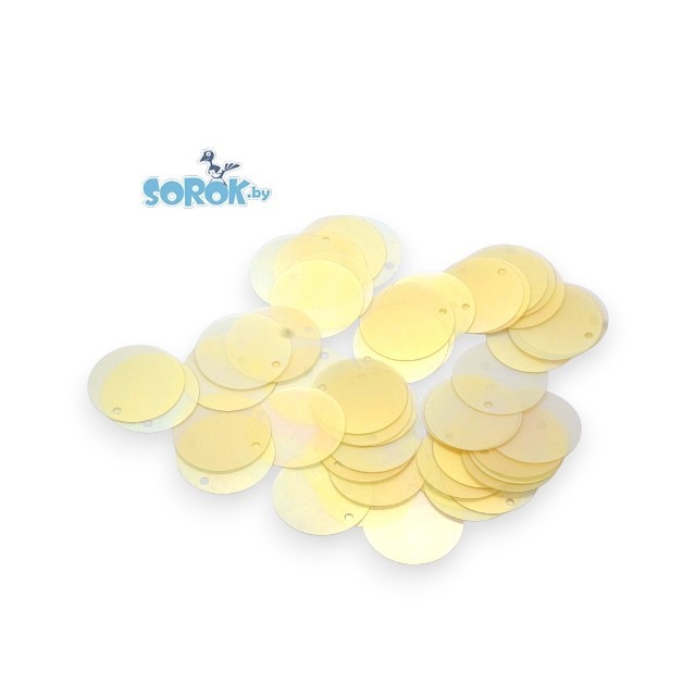 ПАЙЕТКИ, Sunshine Р90 (Индия), 20мм /5гр.