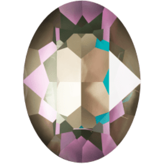 Кристалл в оправу Swarovski 4120, Crystal Army Green Delite, 18*13мм