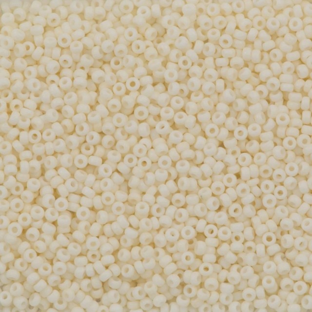 Бисер MIYUKI круглый Opaque Matte Cream (2021) /5г