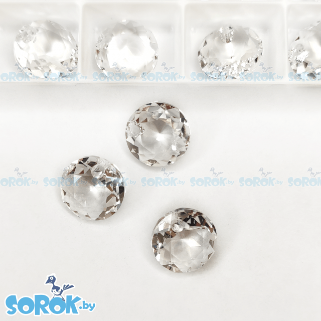 Подвеска Swarovski 6430, Crystal, 10мм