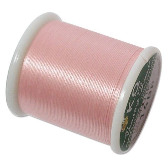 НИТЬ для бисероплетения K.O. Beading Thread nylon, Babe Pink (14BP) /50м
