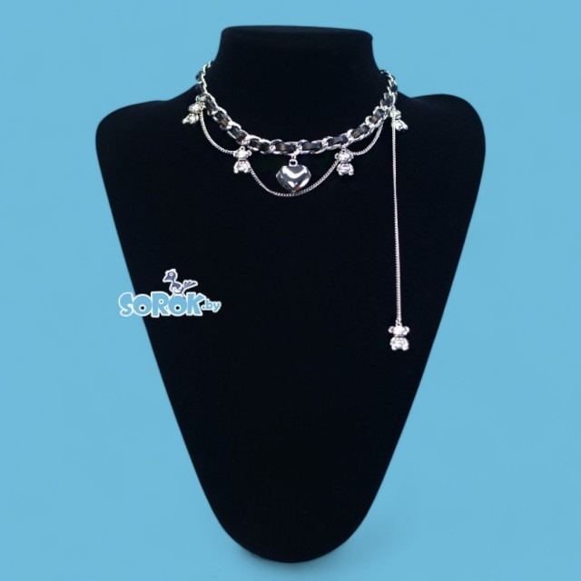 КОЛЬЕ S-18, родий 