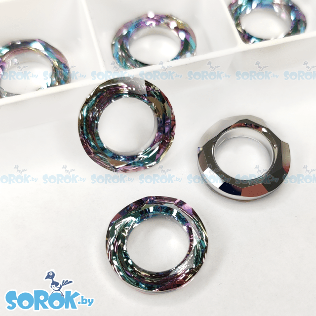 Кристалл Swarovski 4139, Vitrail Light, 14мм