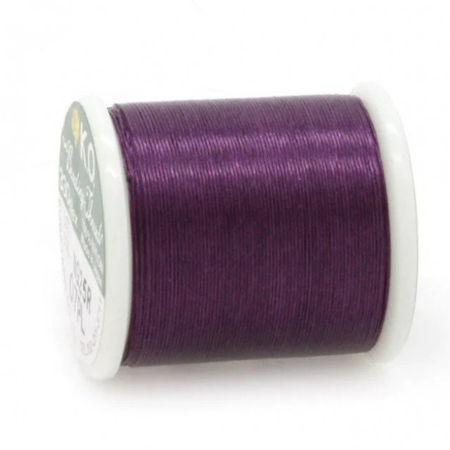 НИТЬ для бисероплетения K.O. Beading Thread nylon, Purple (07PL) /50м