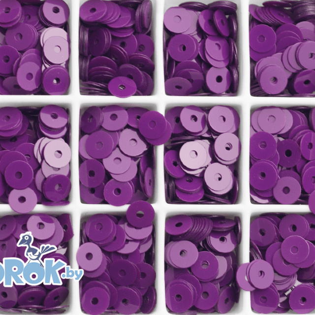Пайетки плоские, Violet (5234)