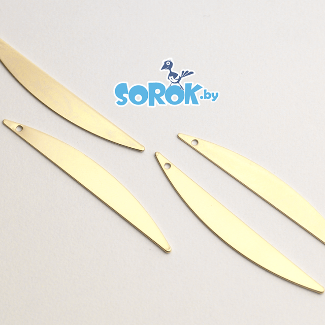 ПОДВЕСКА лодочка, золото (Корея)