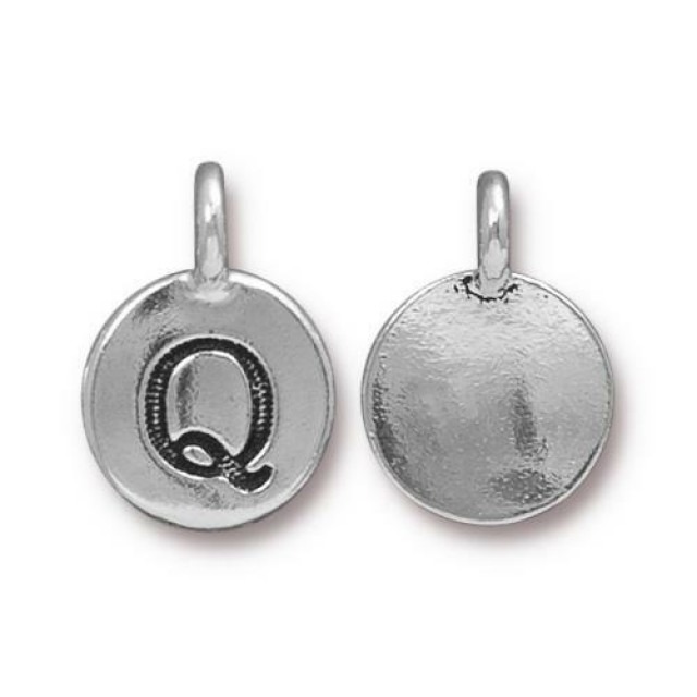 ПОДВЕСКА Q, посеребренная