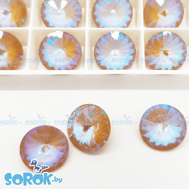 РИВОЛИ Swarovski 1122, Crystal Ochre Delite