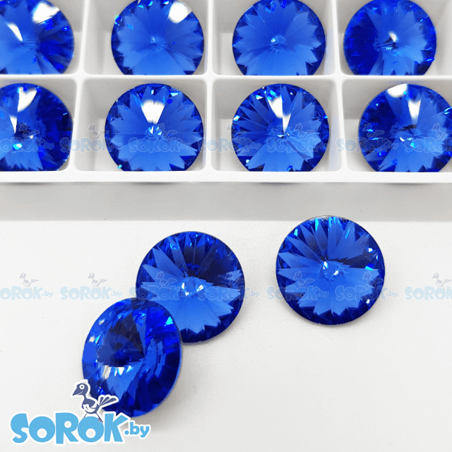 РИВОЛИ Swarovski 1122, Sapphire