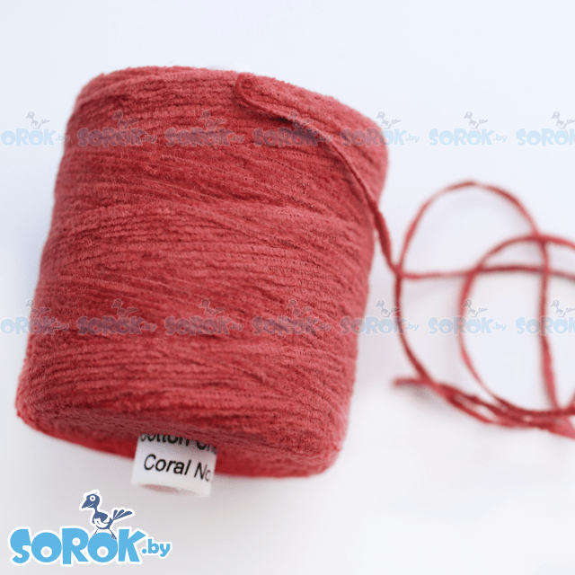 СИНЕЛЬ для вышивки, хлопковая, 5м (Англия), Coral 21