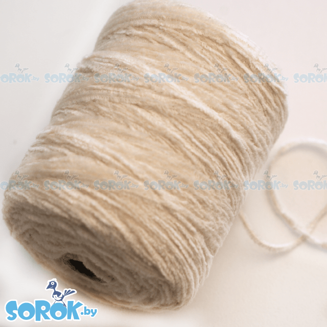 СИНЕЛЬ для вышивки, хлопковая, 5м (Англия), Natural 01