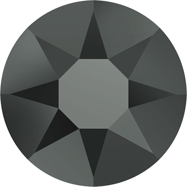 Стразы Swarovski 2078, Jet Hematite