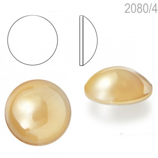 СТРАЗЫ Swarovski 2080/4, Crystal Golden Shadow