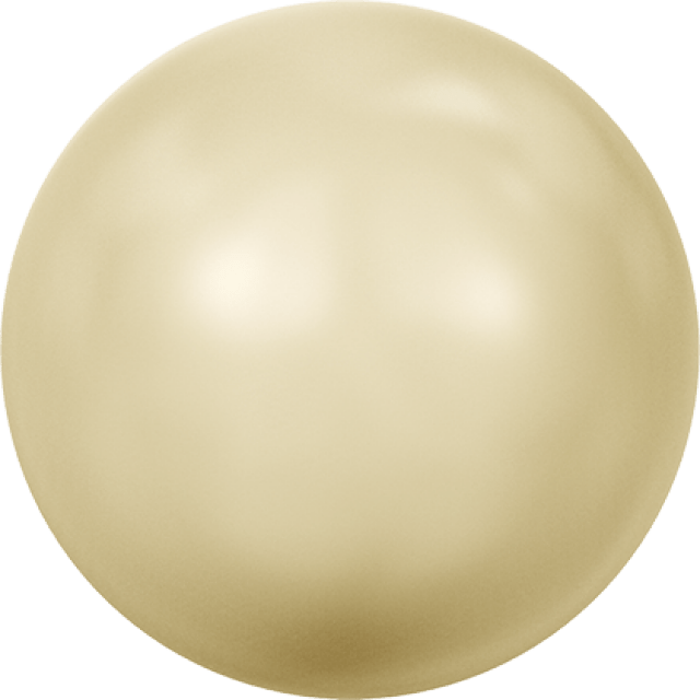 Жемчуг Swarovski 5810, Crystal Light Gold Pearl