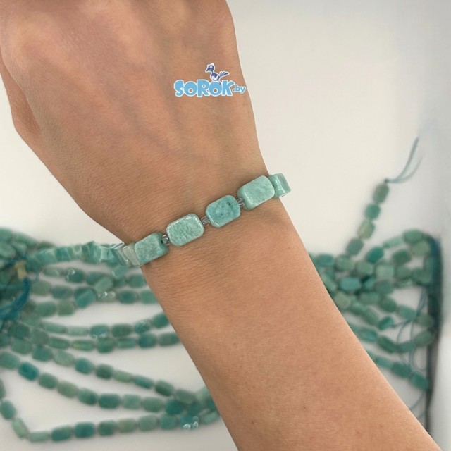 АМАЗОНИТ прямоугольник (12х8мм)