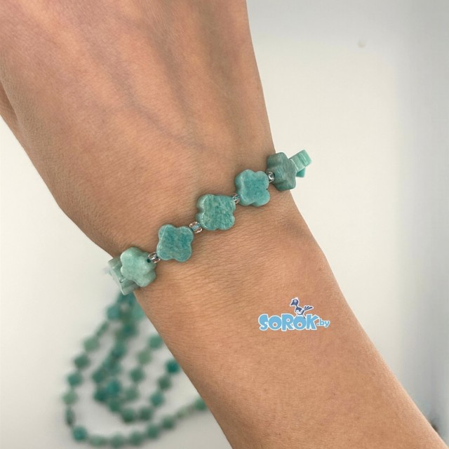 АМАЗОНИТ клевер (11,5мм)