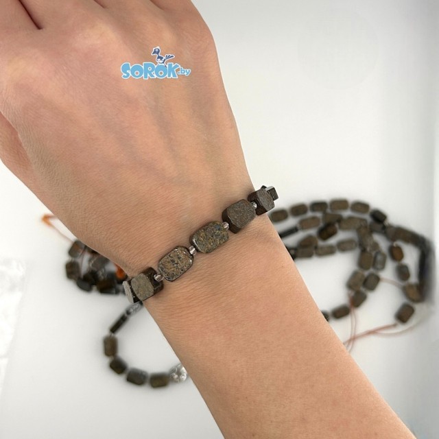 БРОНЗИТ, прямоугольник 12,5х8мм