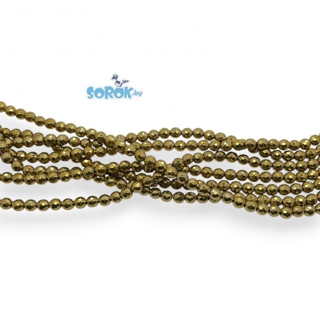 ГЕМАТИТ с огр., золото