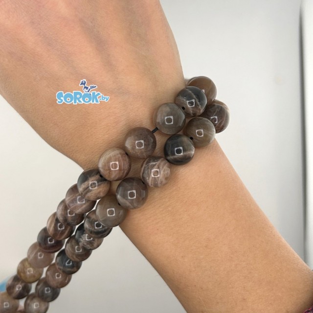 СОЛНЕЧНЫЙ КАМЕНЬ кат. AA, Black 12мм