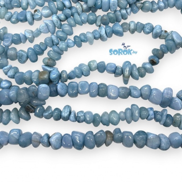 ОНИКС аквамариновый (тонировка), галька