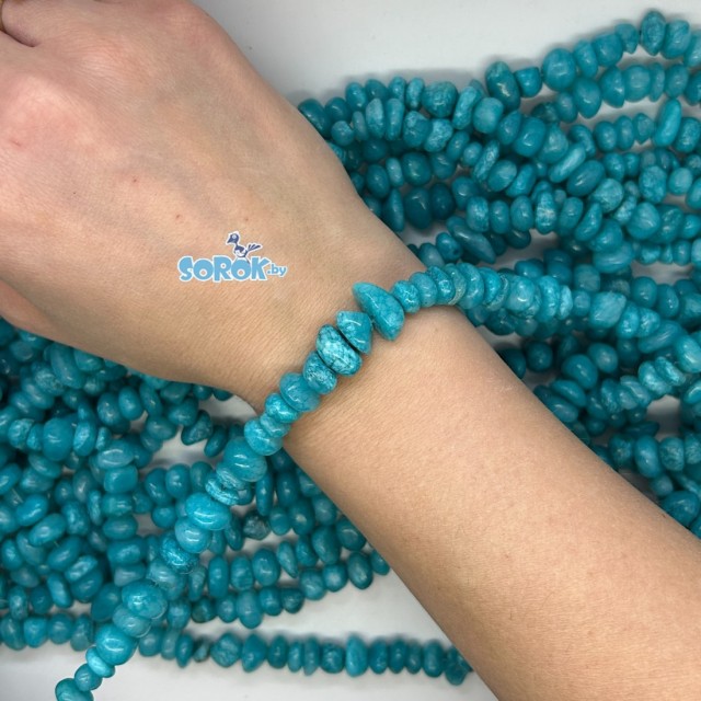 ОНИКС бирюзовая лагуна (тонировка), галька