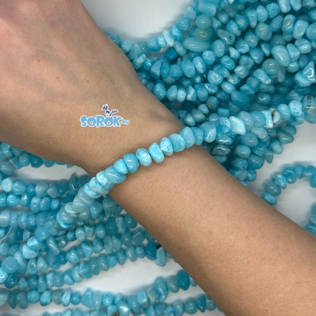 ОНИКС голубой (тонировка), галька