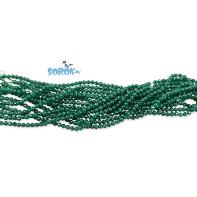 ЦИРКОН с юв.огр, кат. А, Green, 3мм