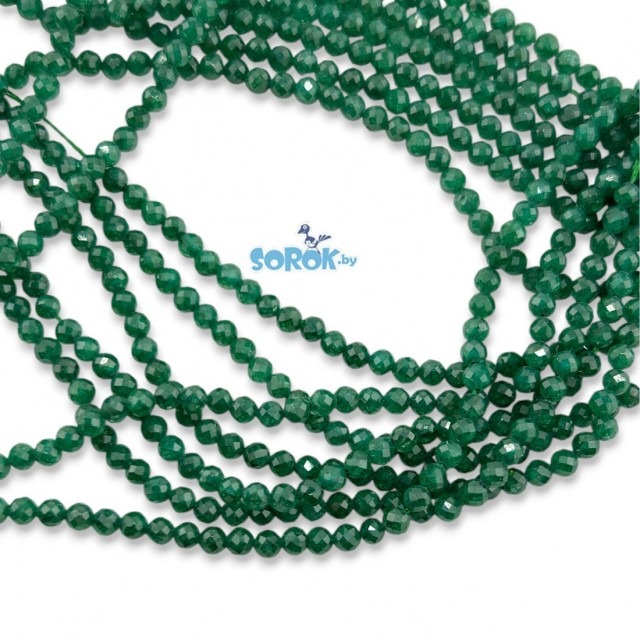 ЦИРКОН с юв.огр, кат. А, Green, 3мм