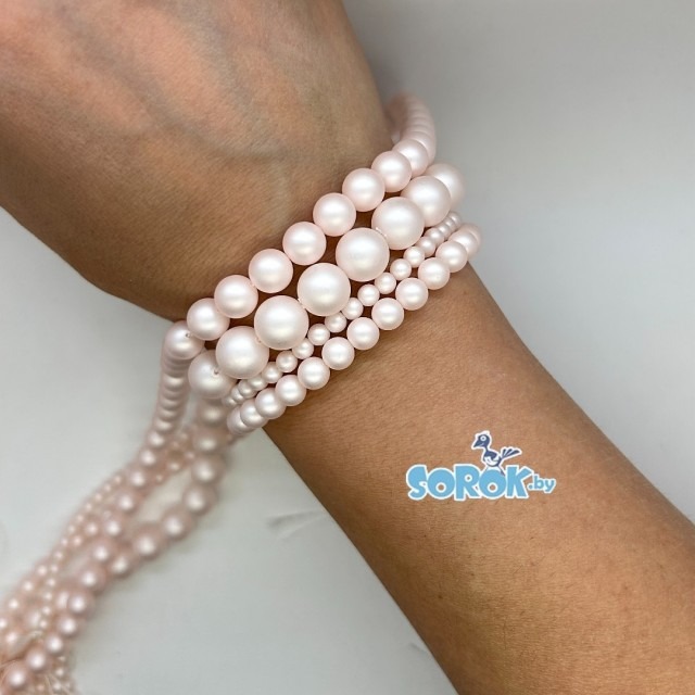 ЖЕМЧУГ майорка, Pearlescent Light Pink