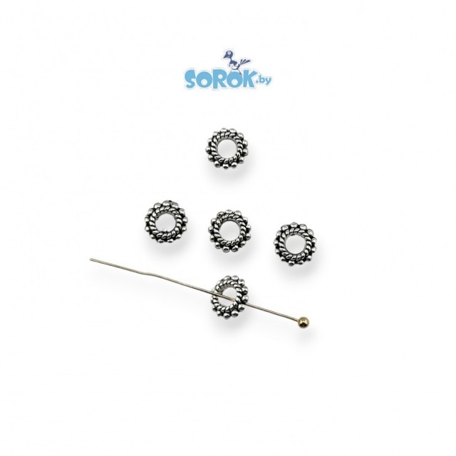 БУСИНА-разделитель, рондель, 