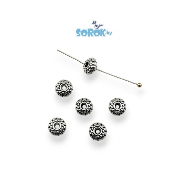 БУСИНА-разделитель, рондель, 