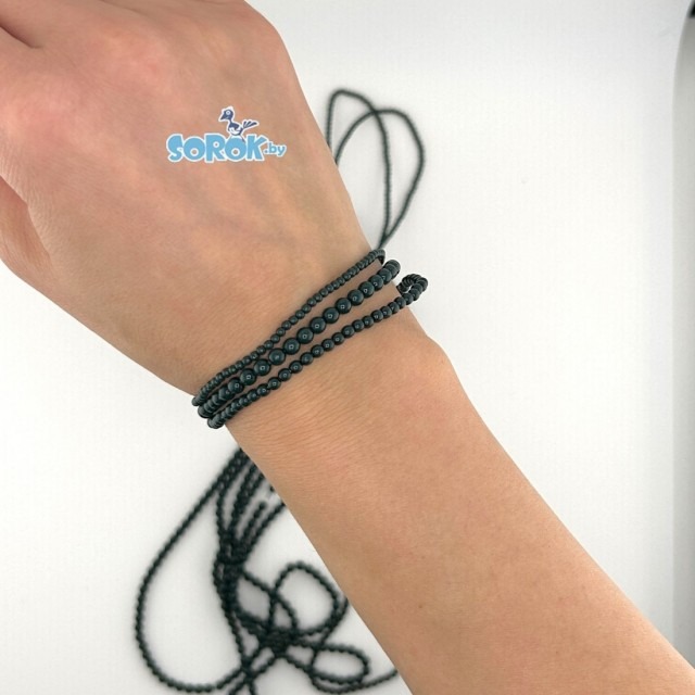 Жемчуг COTOBE, Ceramic Malachite (GPR102)