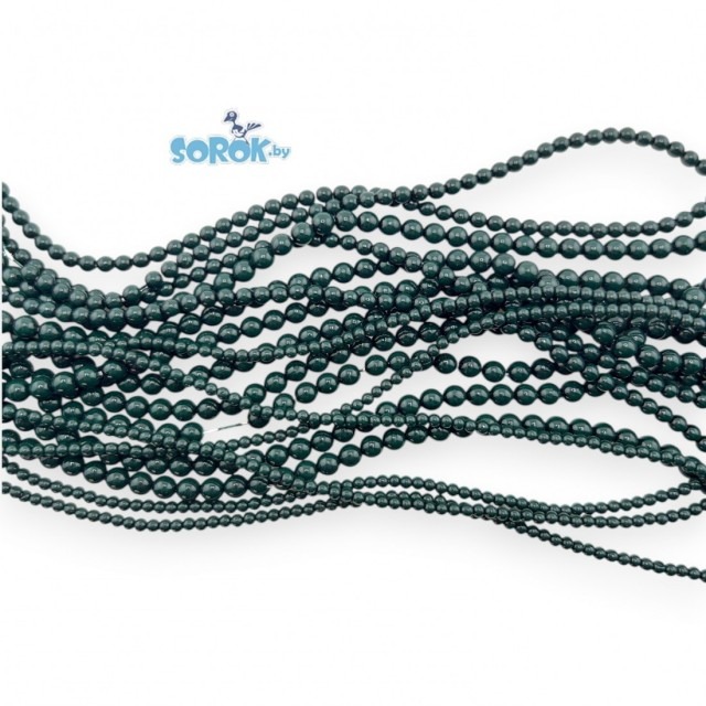 Жемчуг COTOBE, Ceramic Malachite (GPR102)