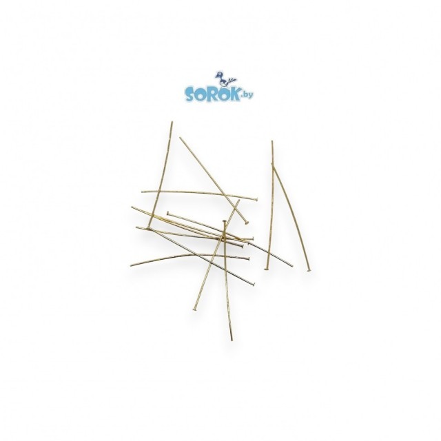 ПИНА гвоздик, позолота 24К