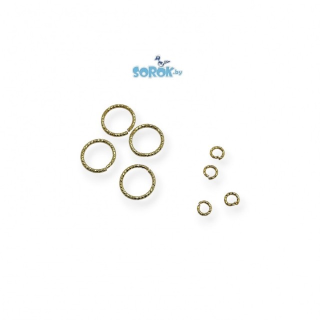КОЛЬЦО разъемное, ажур, позолота 18К