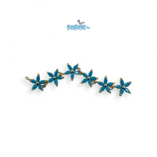 ПОДВЕСКА с цирконами Blue, 