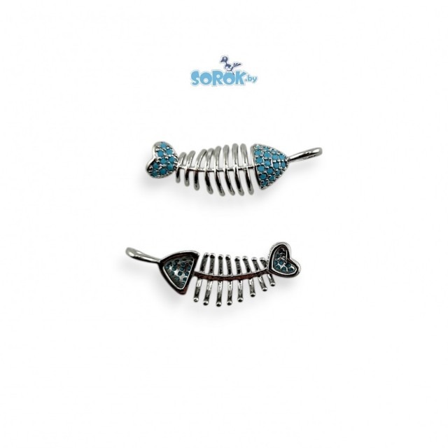 ПОДВЕСКА с цирконами Blue, 