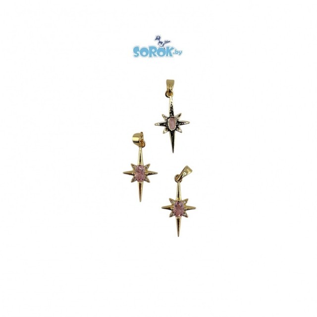 ПОДВЕСКА с цирконом Rose, 