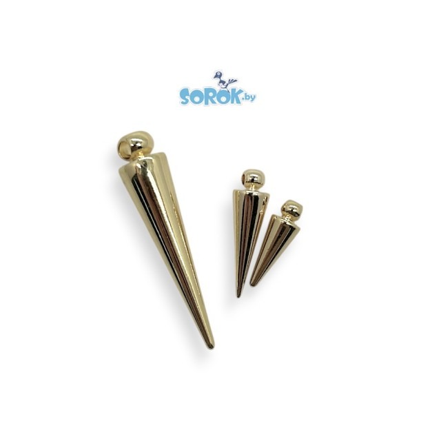 ПОДВЕСКА шип, позолота 18К