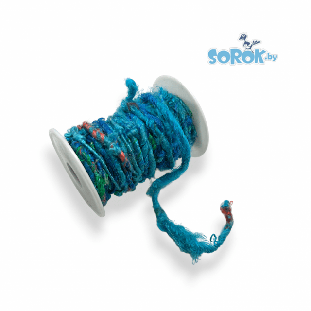 ШЕЛКОВАЯ нить, букле, Laguna, 2-3мм