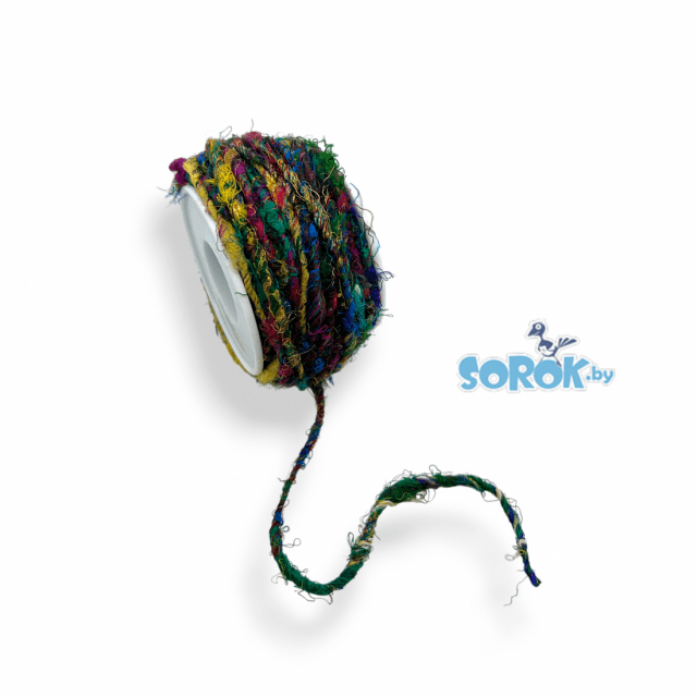 ШЕЛКОВАЯ нить, букле, Tropic Forest, 2-3мм