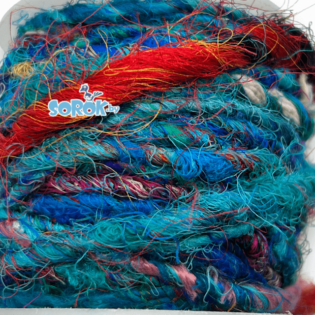 ШЕЛКОВАЯ нить, букле, Paradise, 2-3мм