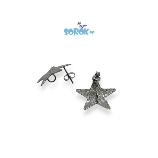 ПУСЕТ звезда, сталь/ ПАРА (20х20мм)