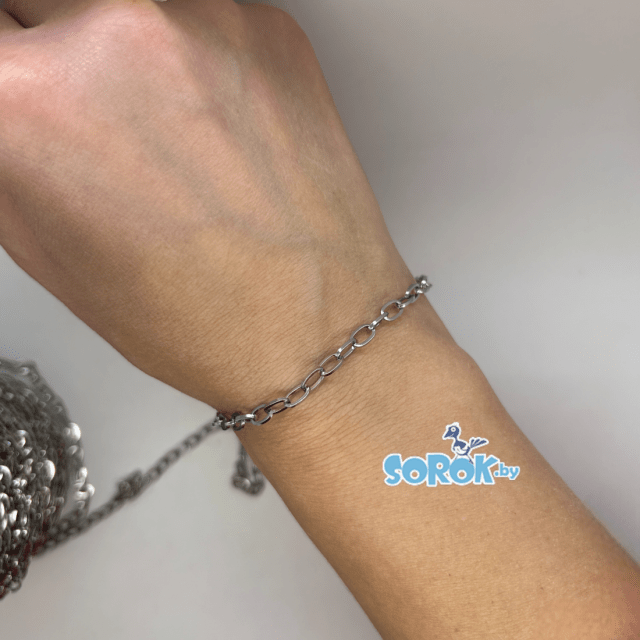 ЦЕПЬ овал, сталь (6х4мм) ЦЕПЬ овал, сталь (6х4мм)