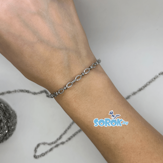 ЦЕПЬ овал ювелирная 