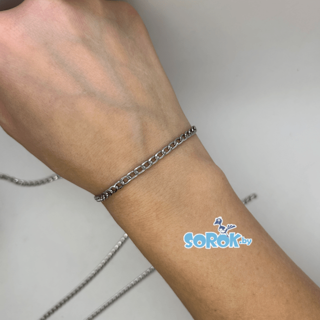 ЦЕПЬ картье, сталь (6х3,5мм)