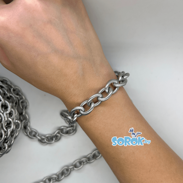 ЦЕПЬ витая, сталь (15х12мм) ЦЕПЬ витая, сталь (15х12мм)