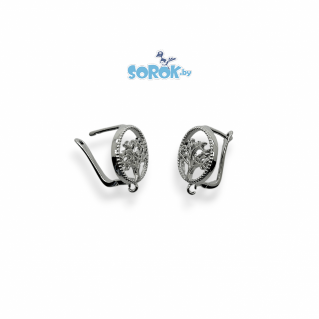 ШВЕНЗЫ родированные, дерево жизни, 18мм / ПАРА