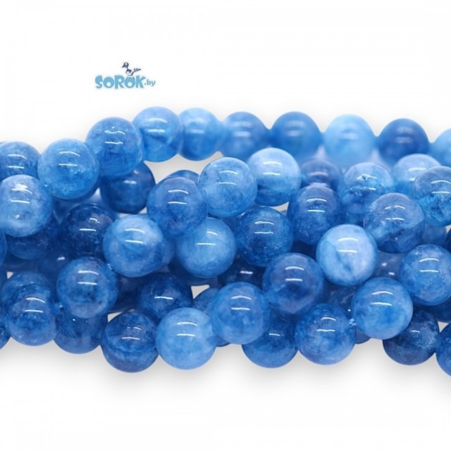 КВАРЦ тонированный, Bermuda blue